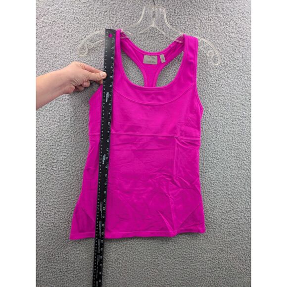Athleta Women's size Small Hot Pink Fitness Athletic Tank Top with Shelf Bra - Picture 10 of 11